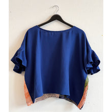 Load image into Gallery viewer, Parrot Blouse Blue