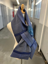 Load image into Gallery viewer, Patchwork Scarf Rectangle indigo
