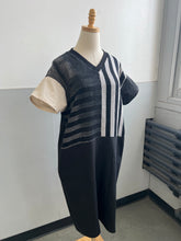 Load image into Gallery viewer, Four-Sided Handwoven V-neck Dress