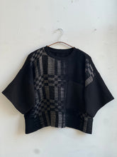 Load image into Gallery viewer, Hand-Woven Blouse Graphite Onyx