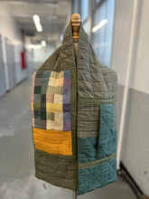 Load image into Gallery viewer, Patchwork Scarf Rectangle khaki