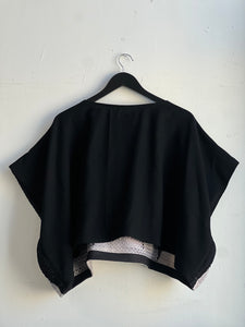 Hand-Woven Blouse Beat Black