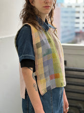 Load image into Gallery viewer, Handwoven Wrap Vest Crayon