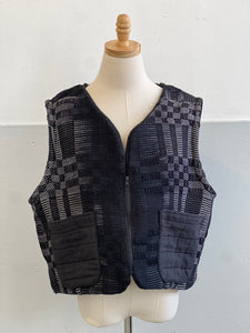 Handwoven Vest Black