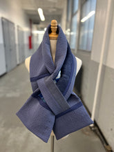 Load image into Gallery viewer, Patchwork Scarf Rectangle indigo