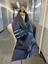 Load image into Gallery viewer, Patchwork Scarf Rectangle indigo