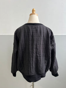 Hand-Woven Sweater Graphite Black