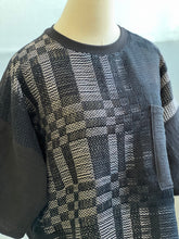 Load image into Gallery viewer, Hand-Woven Blouse Graphite Onyx