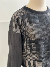 Load image into Gallery viewer, Hand-Woven Sweater Graphite Black