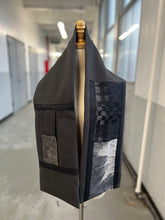 Load image into Gallery viewer, Patchwork Scarf Rectangle Black