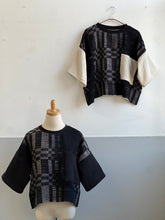 Load image into Gallery viewer, Hand-Woven Blouse Graphite Onyx