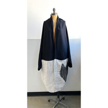 Load image into Gallery viewer, Handwoven Cocoon Cardigan Inlay Ivory