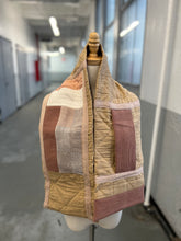 Load image into Gallery viewer, Patchwork Scarf Rectangle Tan