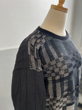 Load image into Gallery viewer, Hand-Woven Sweater Graphite Black