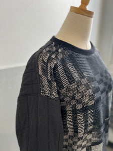 Hand-Woven Sweater Graphite Black