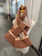Load image into Gallery viewer, Patchwork Scarf Rectangle Terracotta