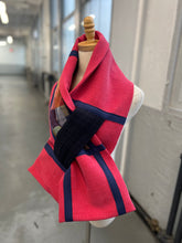 Load image into Gallery viewer, Patchwork Scarf Rectangle Red