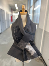 Load image into Gallery viewer, Patchwork Scarf Rectangle Black