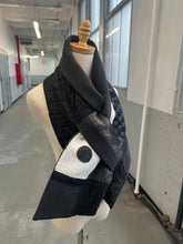 Load image into Gallery viewer, Patchwork Scarf Rectangle Black