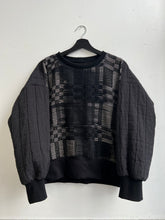 Load image into Gallery viewer, Hand-Woven Sweater Graphite Black