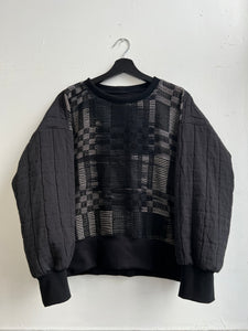 Hand-Woven Sweater Graphite Black