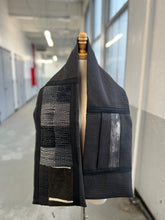 Load image into Gallery viewer, Patchwork Scarf Rectangle Black