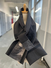 Load image into Gallery viewer, Patchwork Scarf Rectangle Black