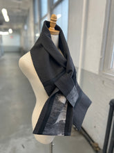 Load image into Gallery viewer, Patchwork Scarf Rectangle Black