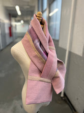 Load image into Gallery viewer, Patchwork Scarf Rectangle Ash Pink