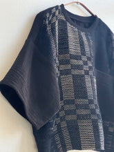 Load image into Gallery viewer, Hand-Woven Blouse Graphite Onyx