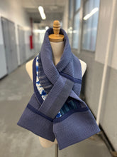 Load image into Gallery viewer, Patchwork Scarf Rectangle indigo