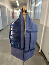 Load image into Gallery viewer, Patchwork Scarf Rectangle indigo