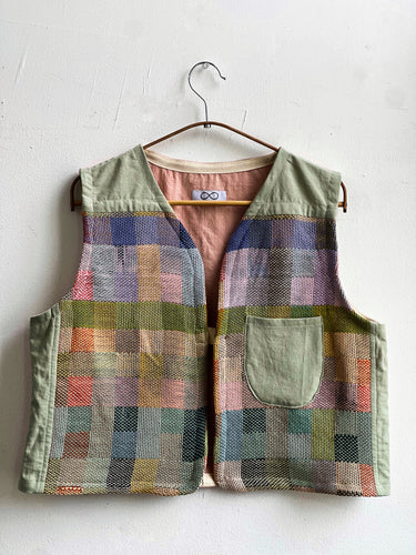 Handwoven Vest Crayon