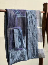 Load image into Gallery viewer, Patchwork Scarf Rectangle indigo