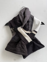 Load image into Gallery viewer, Patchwork Scarf Rectangle Gray