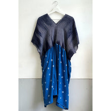 Load image into Gallery viewer, Handwoven &amp; Shibori Sleek Dress Indigo