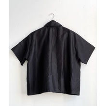 Load image into Gallery viewer, Handwoven Shirt Black Plaid Varnish