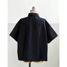 Load image into Gallery viewer, Handwoven Shirt Black Plaid Varnish