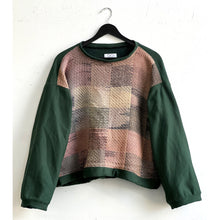 Load image into Gallery viewer, Hand-Woven &amp; Jersey Knit Sweater Northwood