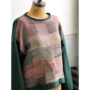 Hand-Woven & Jersey Knit Sweater Northwood