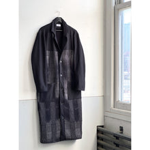 Load image into Gallery viewer, Handwoven &amp; Knit Jersey Coat
