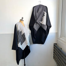Load image into Gallery viewer, Handwoven Cocoon Cardigan Inlay Ivory