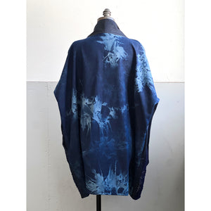 Handwoven Kimono Jacket Haze Indigo