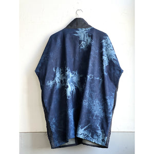 Handwoven Kimono Jacket Haze Indigo