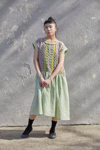 Handwoven Dress Sage