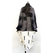 Load image into Gallery viewer, Hideaway Kimono Cardigan Black Tie-dye