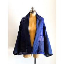Load image into Gallery viewer, Handwoven &amp; Natural Dyed Jacket Indigo Ombré