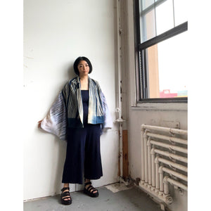 Nirvana Style Hand-woven Kimono Cardigan Ivory