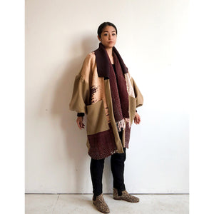 Zen Classic Puff Sleeve Coat Brown