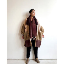 Load image into Gallery viewer, Zen Classic Puff Sleeve Coat Brown